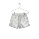 Metallic Short  Silver