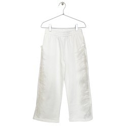 Embellished Straight Leg Track Pants  Off-white