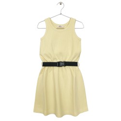 Belted Dress  Yellow