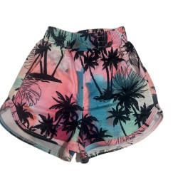 Tropical -Print running shorts    mixed
