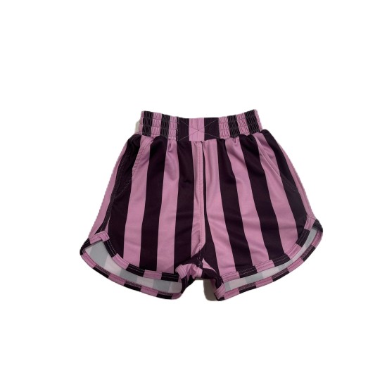 Striped Running shorts  Pink