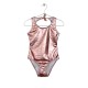 Metallic Bodysuit     Pink