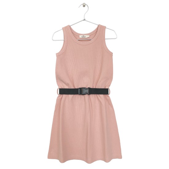 Belted Dress  Peach