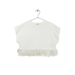 Embellished Top  Off-white
