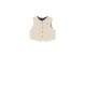 Opposite Stitch Vest  Cream