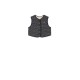 Opposite Stitch Vest  Black
