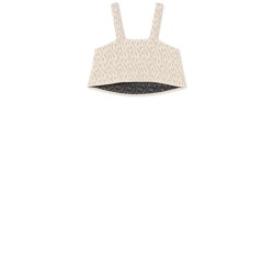 Opposite Stitch Sun Top  cream