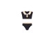 Wednesday Bikini     black