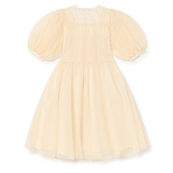 Wednesday Tulle Dress- off white
