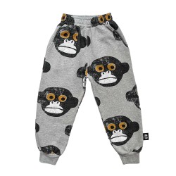 Monkey Sweatpants-  Grey/Grey Melange