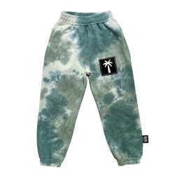Palms Tie Dye Jogging Pants- Storm Tie Dye