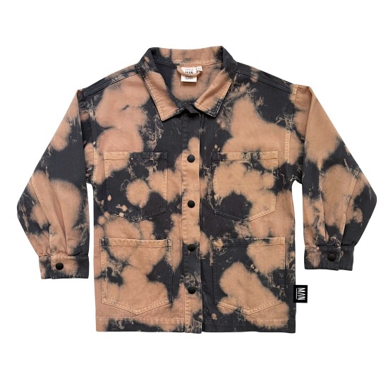 Established 015 Distressed Worker Jacket-  Overdye Midnight