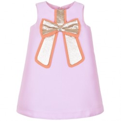 Guilded Box Shift Dress  sugared almond