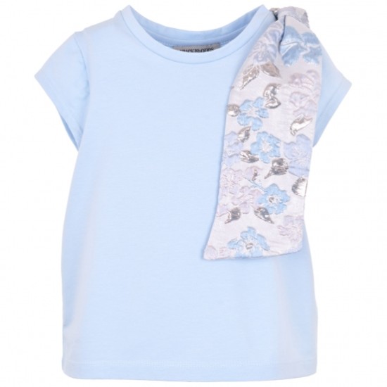 Jersey Tee  powder blue / cream