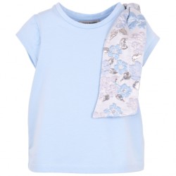 Jersey Tee  powder blue / cream