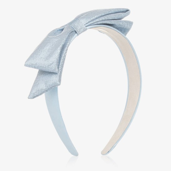 Side Bow Hairband  Spring Sky Blue