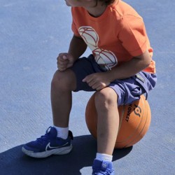 Basketballs Solar Tee  Jersey_Orange