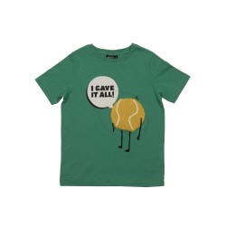 Tennis Player Textured Tee  Green