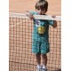Tennis Player Textured Tee  Green