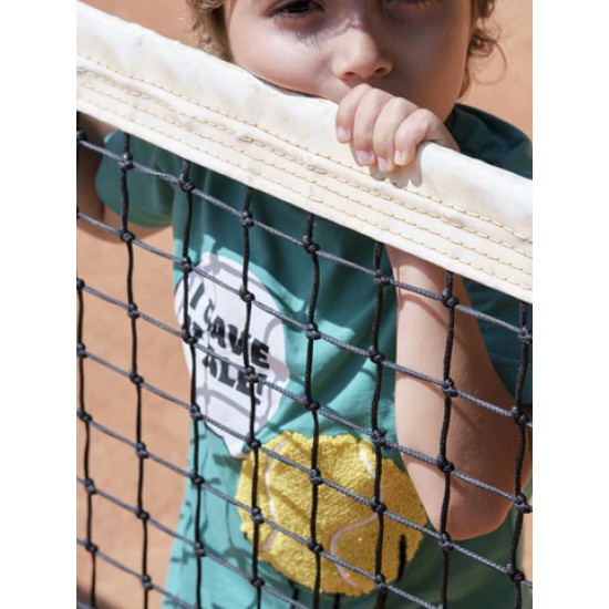 Tennis Player Textured Tee  Green