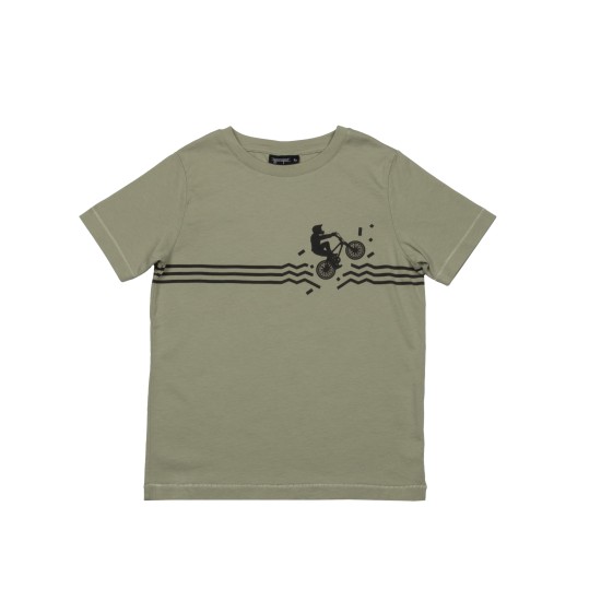 Rider Front & Back Tee  Jersey_Tea