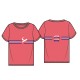 Surfer Front & Back Tee   Jersey_Coral