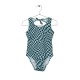 CHECK-PRINT BODYSUIT   GREEN