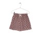 CHECK-PRINT SWIM SHORTS  ORANGE