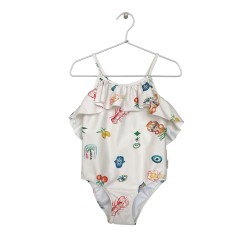 MEDITERRANEAN RUFFLED SWIMSUIT OFF/w