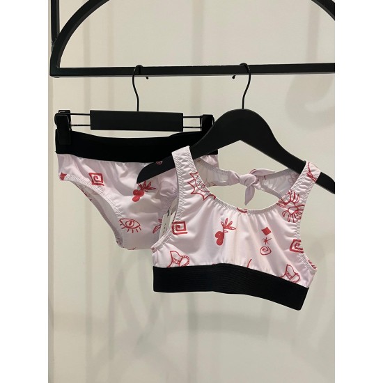 SUMMER-PRINT BIKINI SET -  lavender