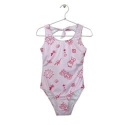 SUMMER-PRINT BODYSUIT-  lavender
