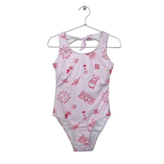 SUMMER-PRINT BODYSUIT-  lavender