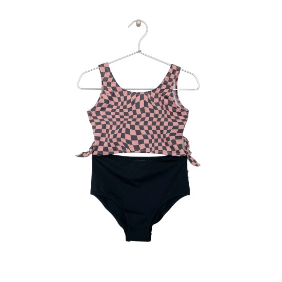 CUT OUT SWIMSUIT -  Orange